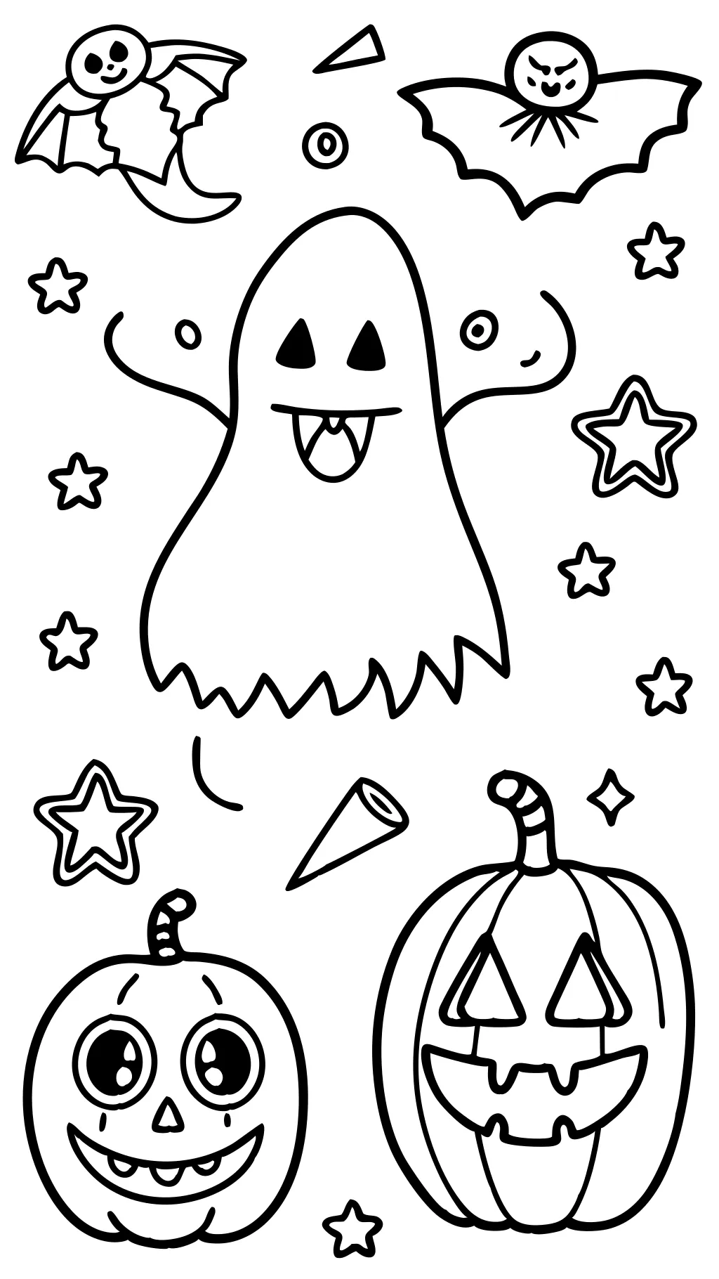 coloriages d’Halloween avec des nombres